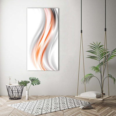 Waves Abstraction - Wrapped Canvas Print