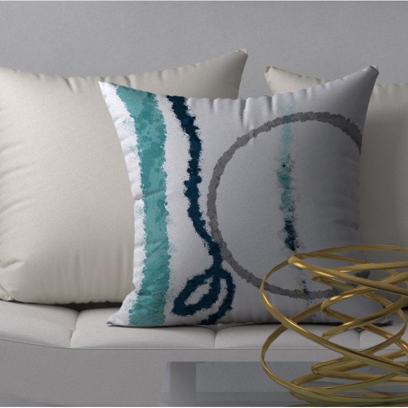  Housse de coussin carré et insert, H 24 po x l 24 po