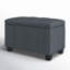 Banc de rangement rembourré en tissu Bacca-691018655