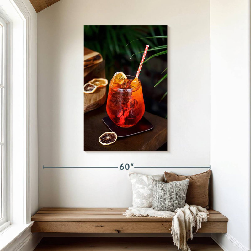 Yarlin Aperol Spritz, 45" H x 30" W