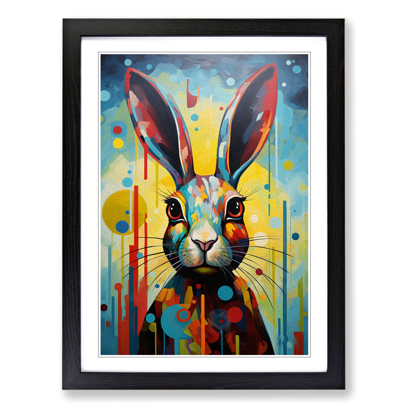 Hare Orphism No.2 - Framed Print