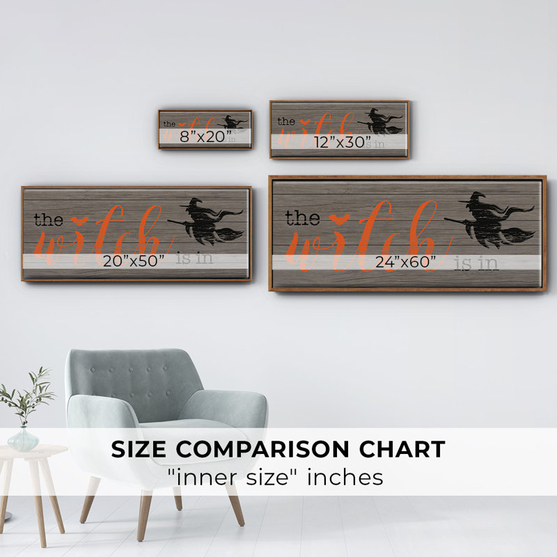 The Witch is In- Framed Canvas