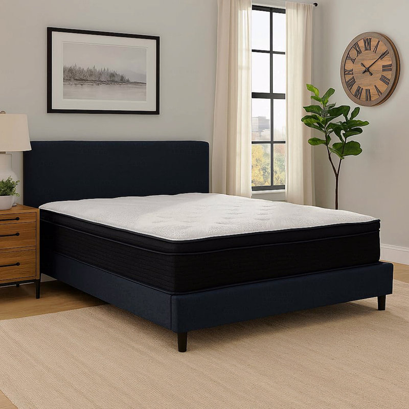 Matelas hybride moelleux 13 po avec ressorts ensachés