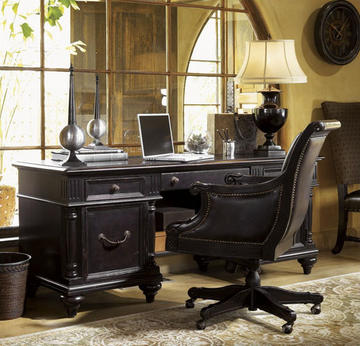 Kingstown Admiralty Credenza Executive Desk with Chair