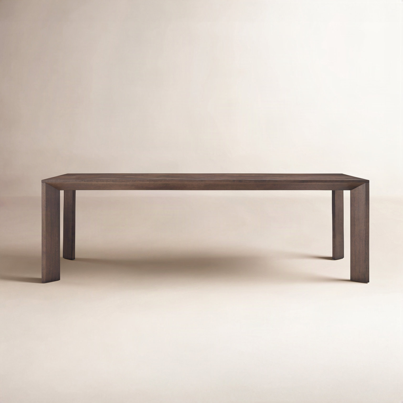 Dining Table, 30" H x 86.61" L x 39.37" W, Brown
