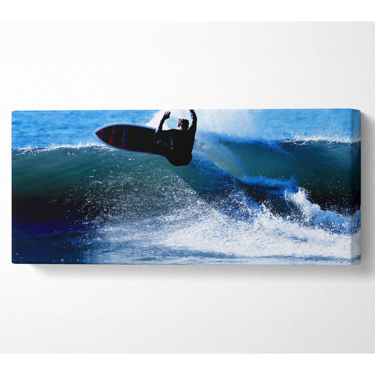 Riding the Wave - Wrapped Canvas Art Prints