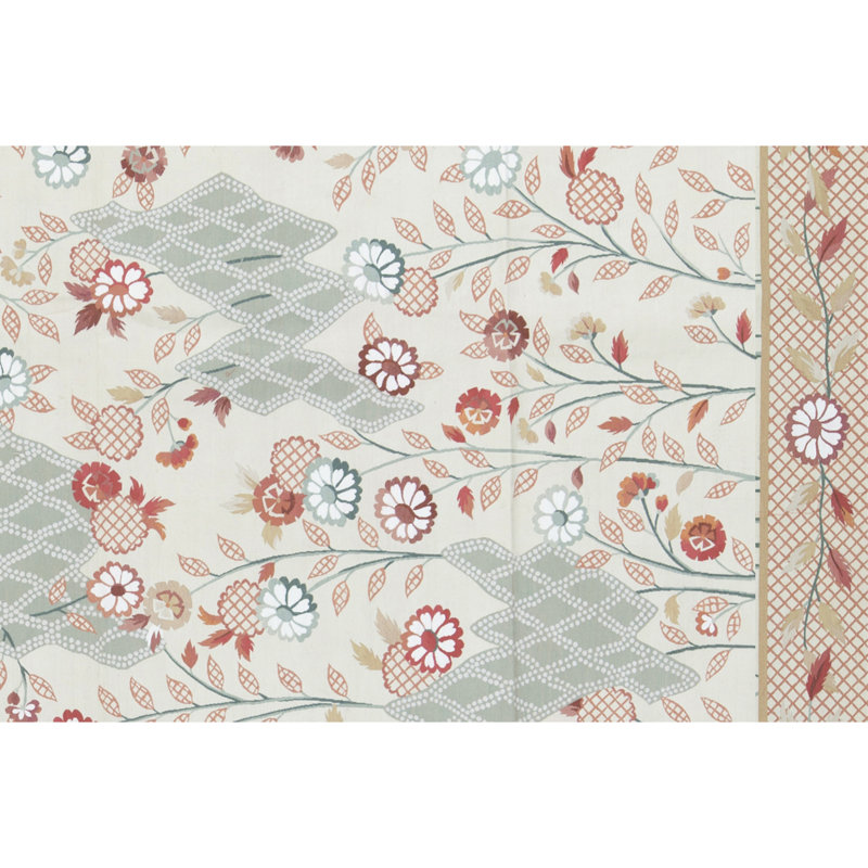 Aubusson Renaissance Wool Floral Area Rug