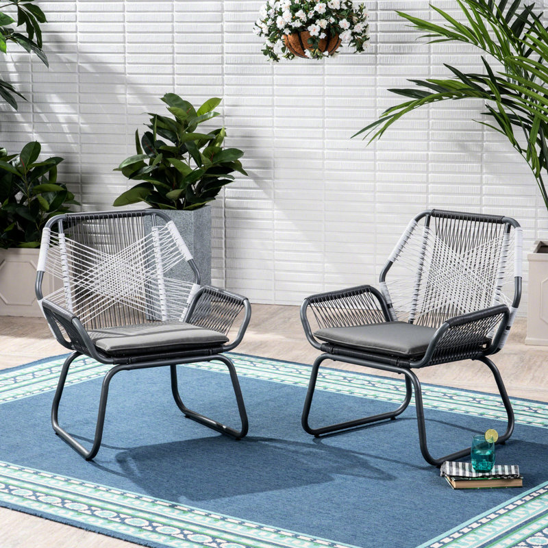 Contemporary Club Seating With Robust Metal Framework And Water- Cushions Stylish Lounge Chair Stable Construction Upholstery