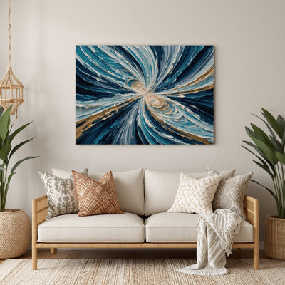 Art mural bleu Sci Fi Energy