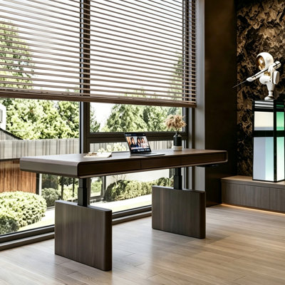 Bureau électrique à hauteur réglable de 47,24 po Italian Minimalist Smart