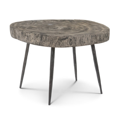 Crosscut 3 Legs End Table