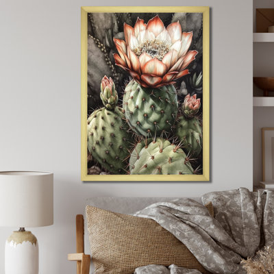 " Blossoming Cactus Flower I "
