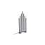 Ayalah Steel Tabletop Candlestick-817114323-817114332