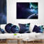 Coussin décoratif bleu et mauve à imprimé paysage-89820111-29862608