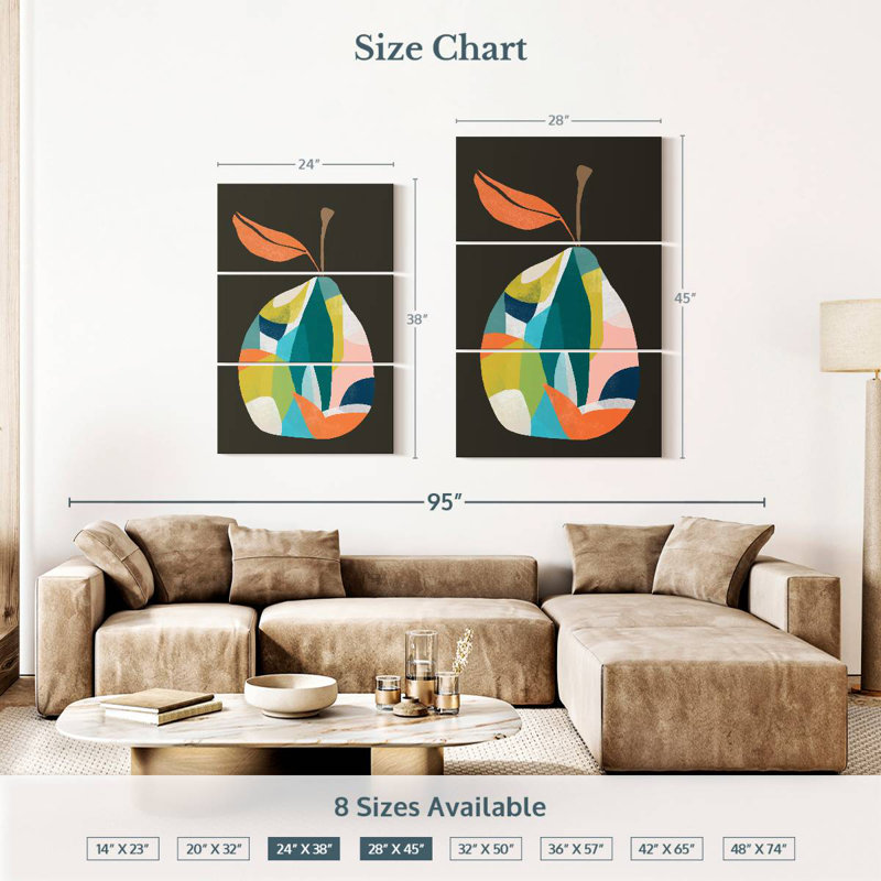 Yarlin Fab Fruit IV, 38" H x 24" W