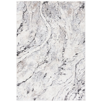 Lekesia Opal Performance Abstract Rug
