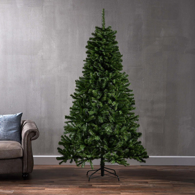 7Ft Noble Hinged Tree With/Without Lights