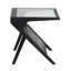 Table de bout en bois de manguier massif Metivier, noir-1184406665