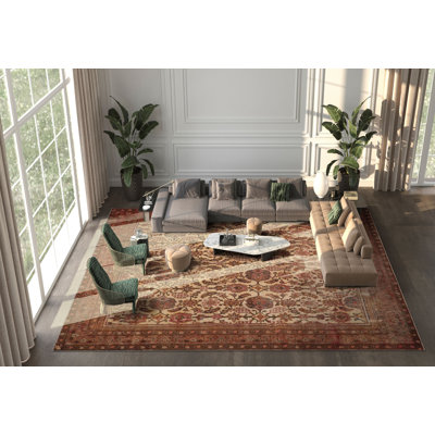 One-of-a-Kind 11'11" X 14'2" Wool Area Rug Beige