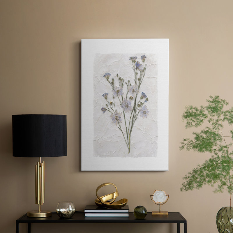 Découpage floral II - galerie Cavas sur mesure, H 60 po x l 40 po