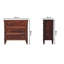 Solid Wood 3 - Drawer Standard Accent Chest