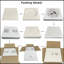 Table basse en marbre naturel blanc, petite table, table de salon, pierre naturelle, 27,6 H 12,6 pouces / 70 H 32 cm, marbre véritable, marbre véritable-1557482589-1557482576