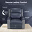 Fauteuil inclinable électrique en cuir avec repose-tête électrique réglable zero clearance recliner -1343707384