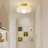 Clear Crystal Glass Round Dining Room Ceiling Light