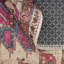 Machine Washable Teal Pink Contemporary Maximalist Distressed Living Room Area Rug-81847329