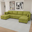 Canapé modulaire modulaire avec méridienne réversible