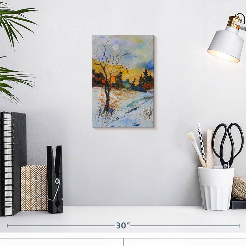 Alvord The Happy Colours Of Winter, 12" H x 8" W