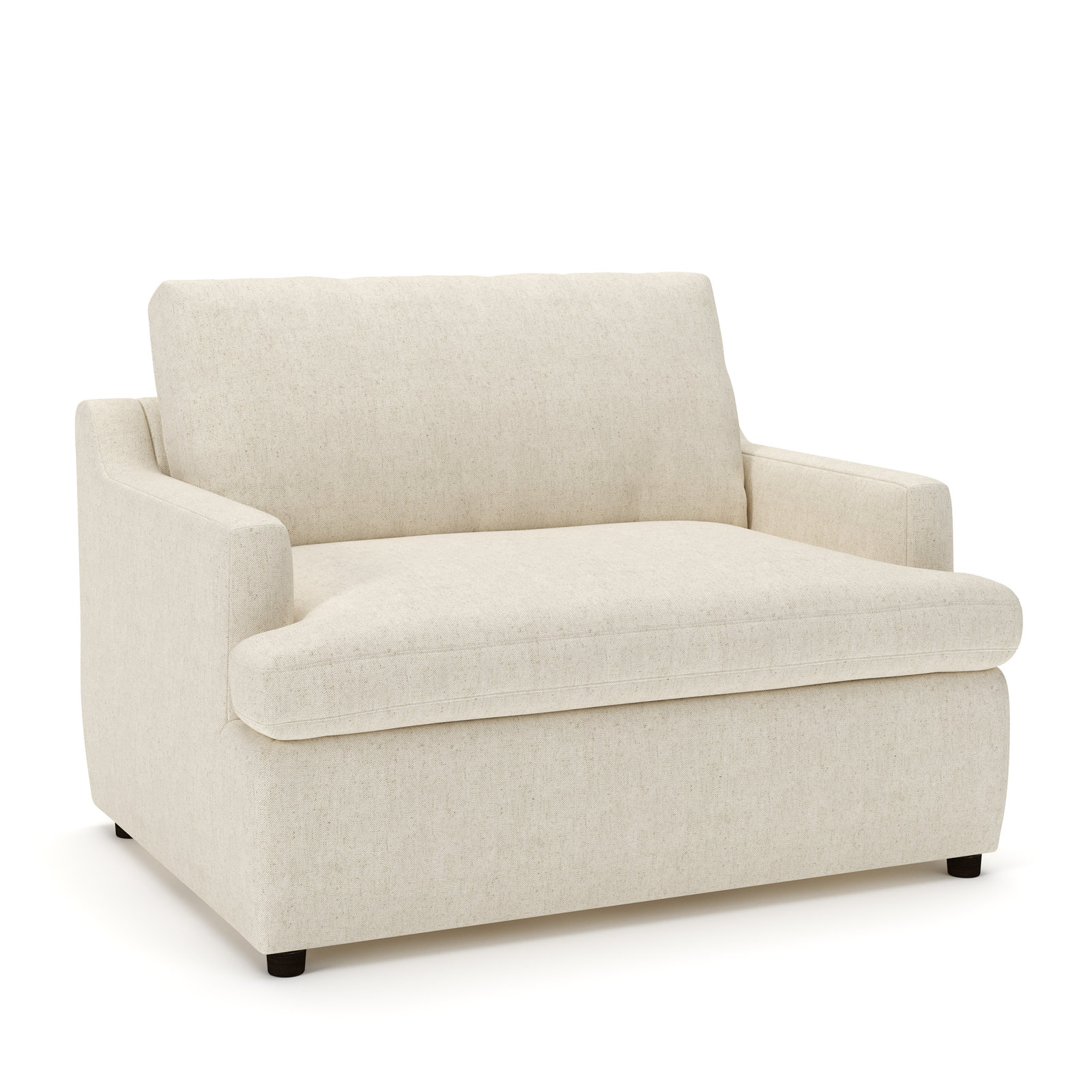Essex Chair And A Half, John Sepia Performance Linen Blend