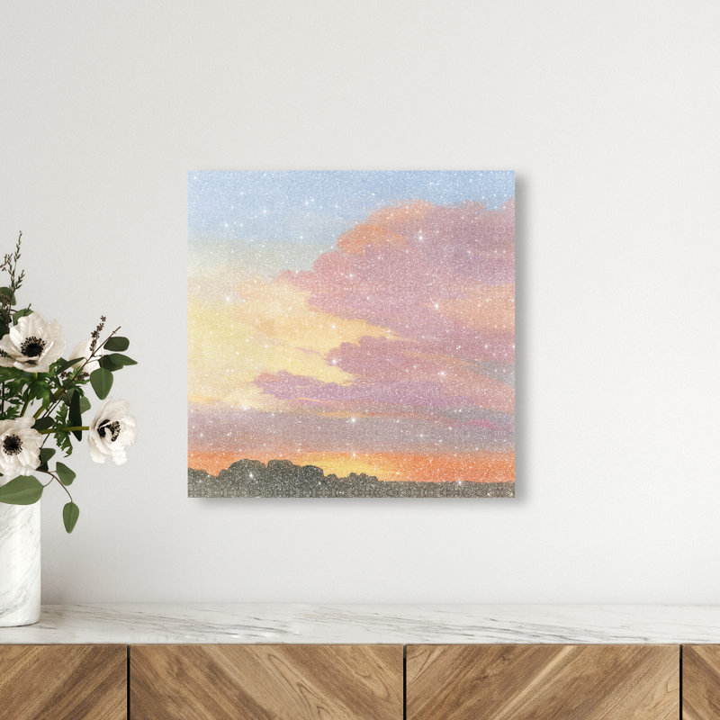 Perfect Sunset Print by Oliver Gal, Gallery Wrapped, 16"H x 16"W