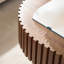Table basse moderne, longueur de 43,70 po, panneau de fibres à densité moyenne et bois avec placage de bois, relief en bois massif, base robuste en panneau de fibres à densité moyenne, assemblage facile, multifonctionnel-1177602889