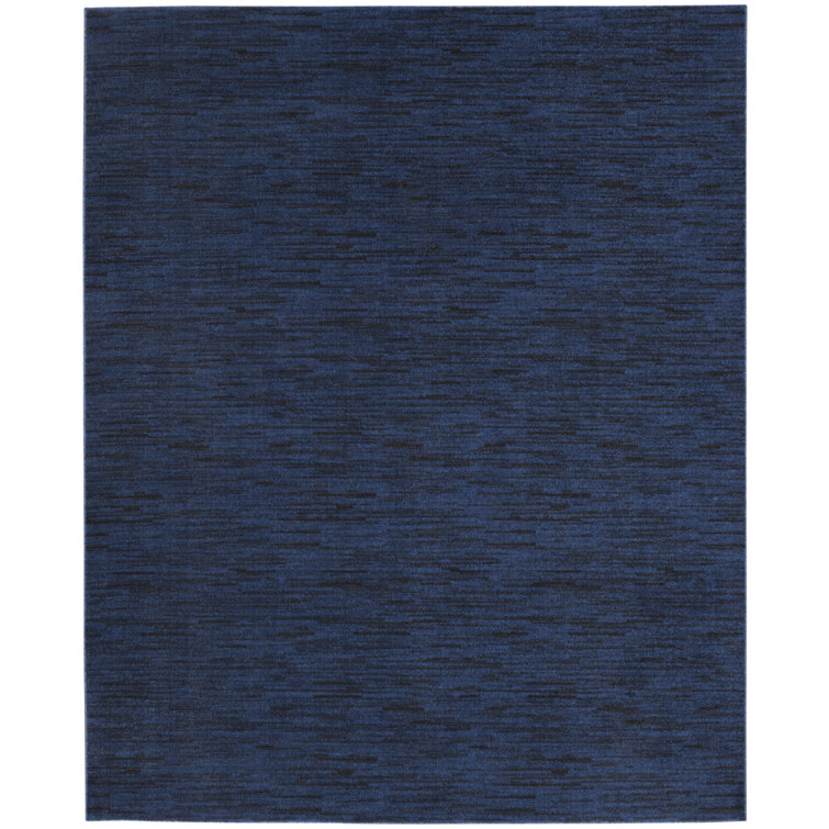 Tapis bleu nuit Nourison Essentials