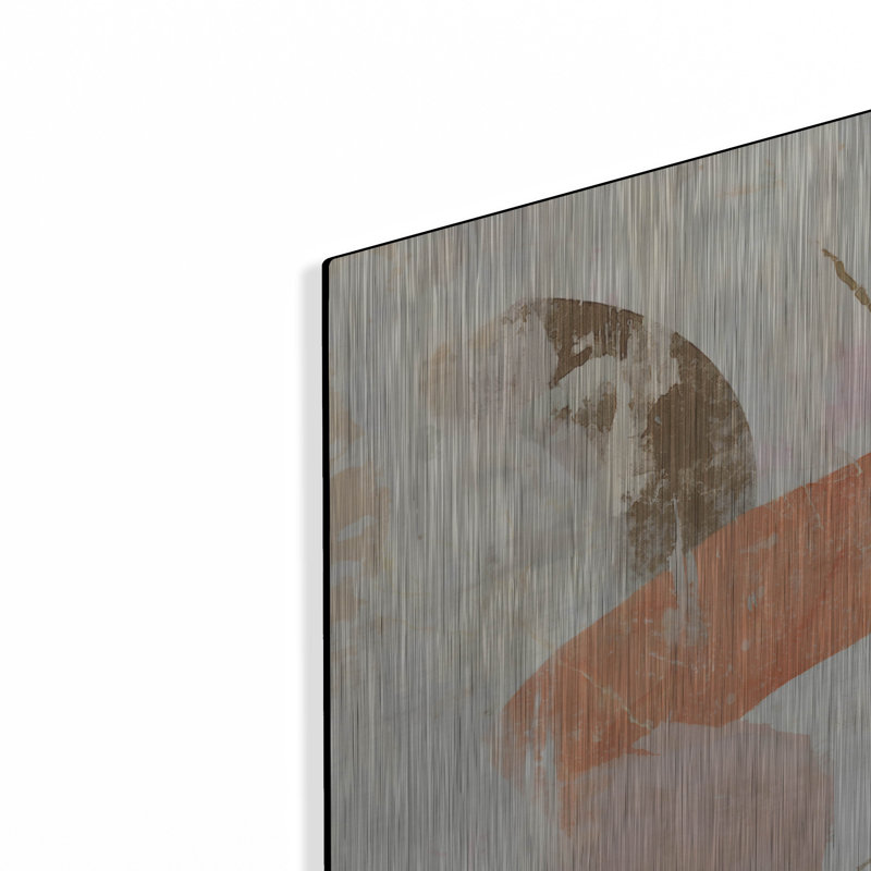 Ivy Bronx «Mudworks No 2» par Suzanne Nicoll, art mural en métal, H 24 po x l 16 po