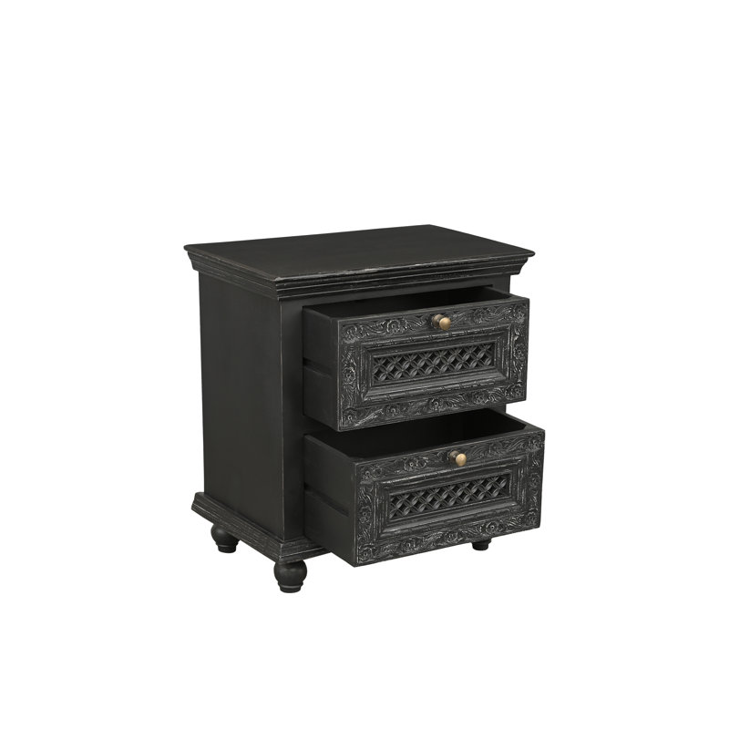 Cactier 3-piece Solid Wood King Bedroom Set