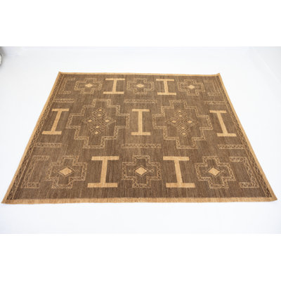 Sienna Handmade Jute Geometric Area Rug