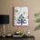 «Christmas Holiday Art», reproduction encadrée CECV III
