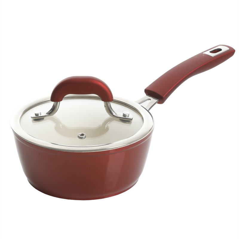 Kenmore 12-Piece Metallic Red Aluminum Nonstick Cookware Set