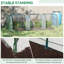Outsunny 10' X 3' X 2.5' Mini Greenhouse