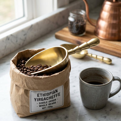 Everly Quinn Wurth Handcrafted Aluminum Measuring Scoop