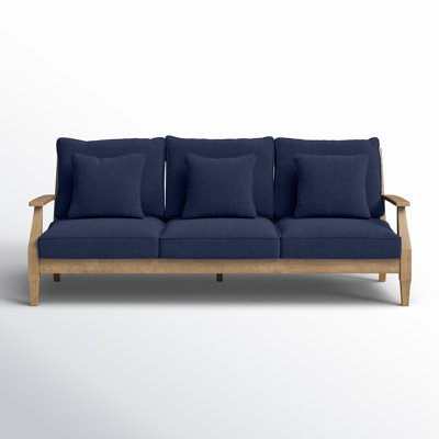 Samya 82" Eucalyptus Patio Sofa