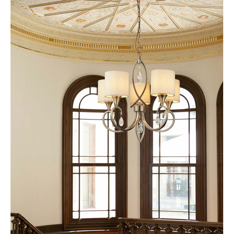 Sangerfield 5 - Light Shaded Chandelier