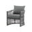 Carolene Curved Aluminum Lounge Chair With Cushions-1639683941