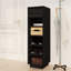 Union 5 Pair Solid Wood Shoe Storage Cabinet-326393208
