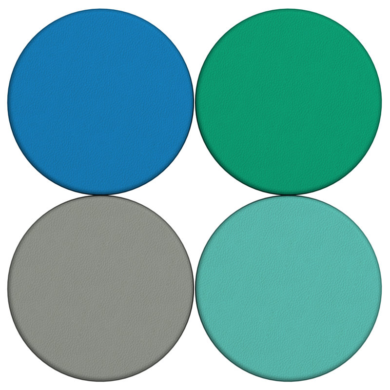 Repose-pieds rond 18 po SoftScape, Contemporain, H 16 po x l 18 po x P 18 po