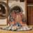 Machine Washable Overdyed Brown Area Rug-973156635