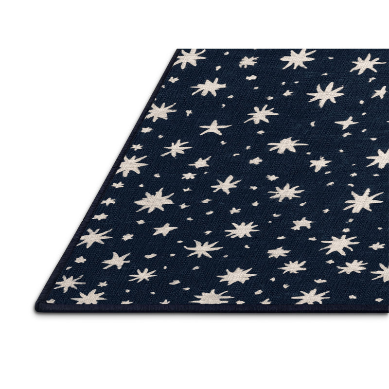Tapis gris lavable à la machine, Rond 8 pi