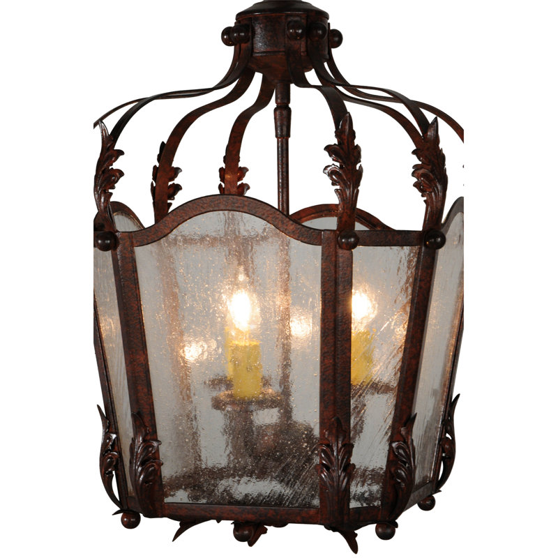 Luminaire suspendu géométrique 3 lumières lanterne